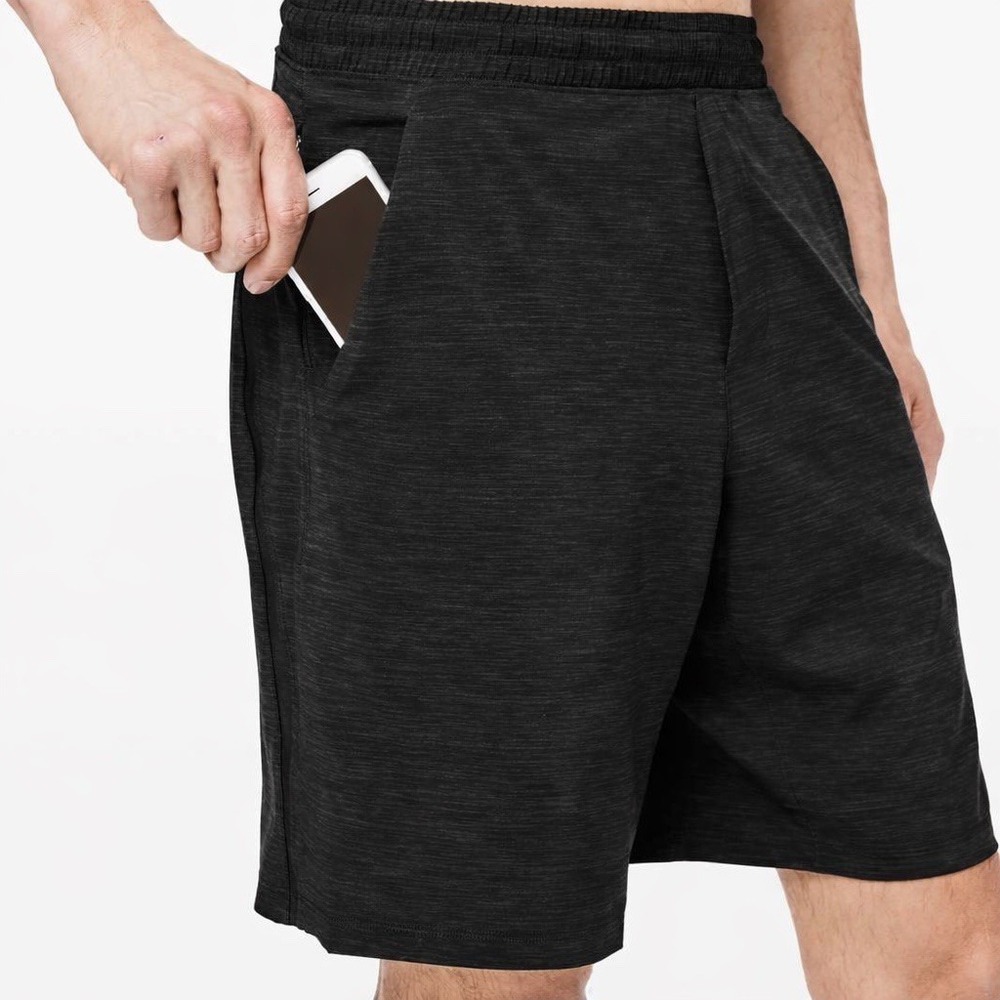 Lululemon Men's Small Shorts Pace Breaker Linerless Short 9" Heathered Gray